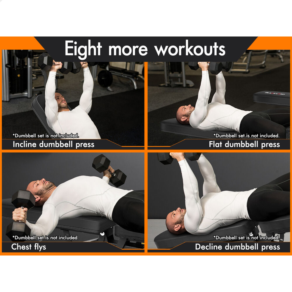 BLACK LORD Weight Bench Commercial FID Bench