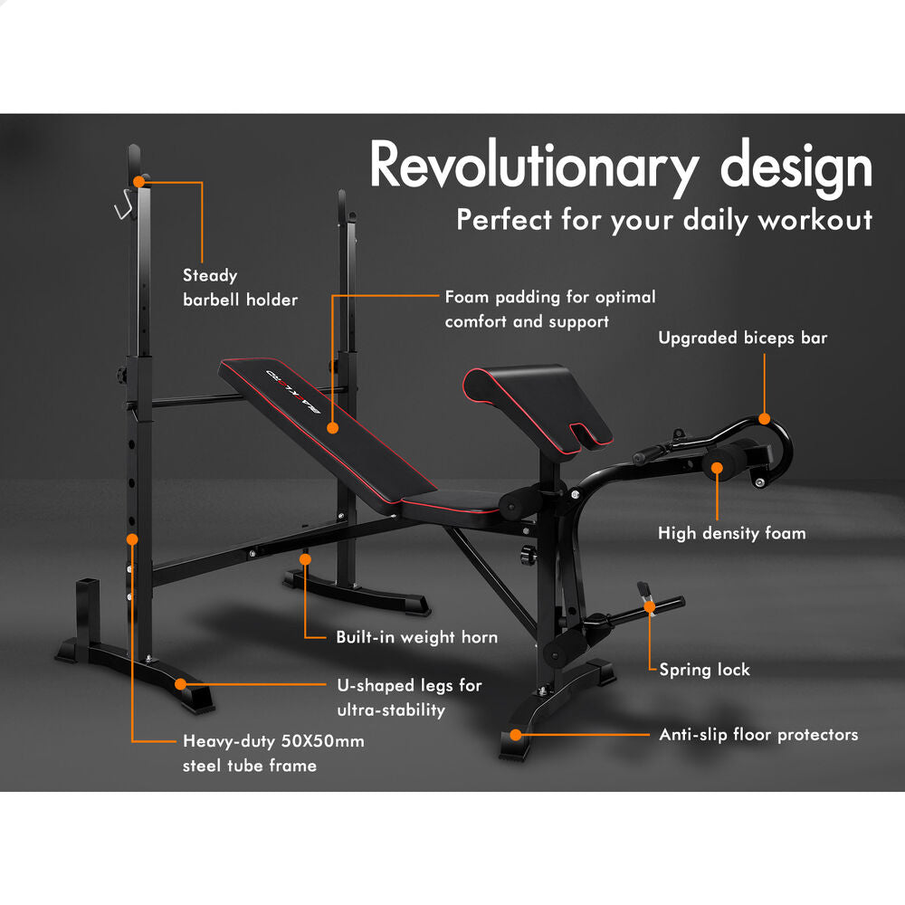 BLACK LORD Weight Bench 10in1 Multi-Station