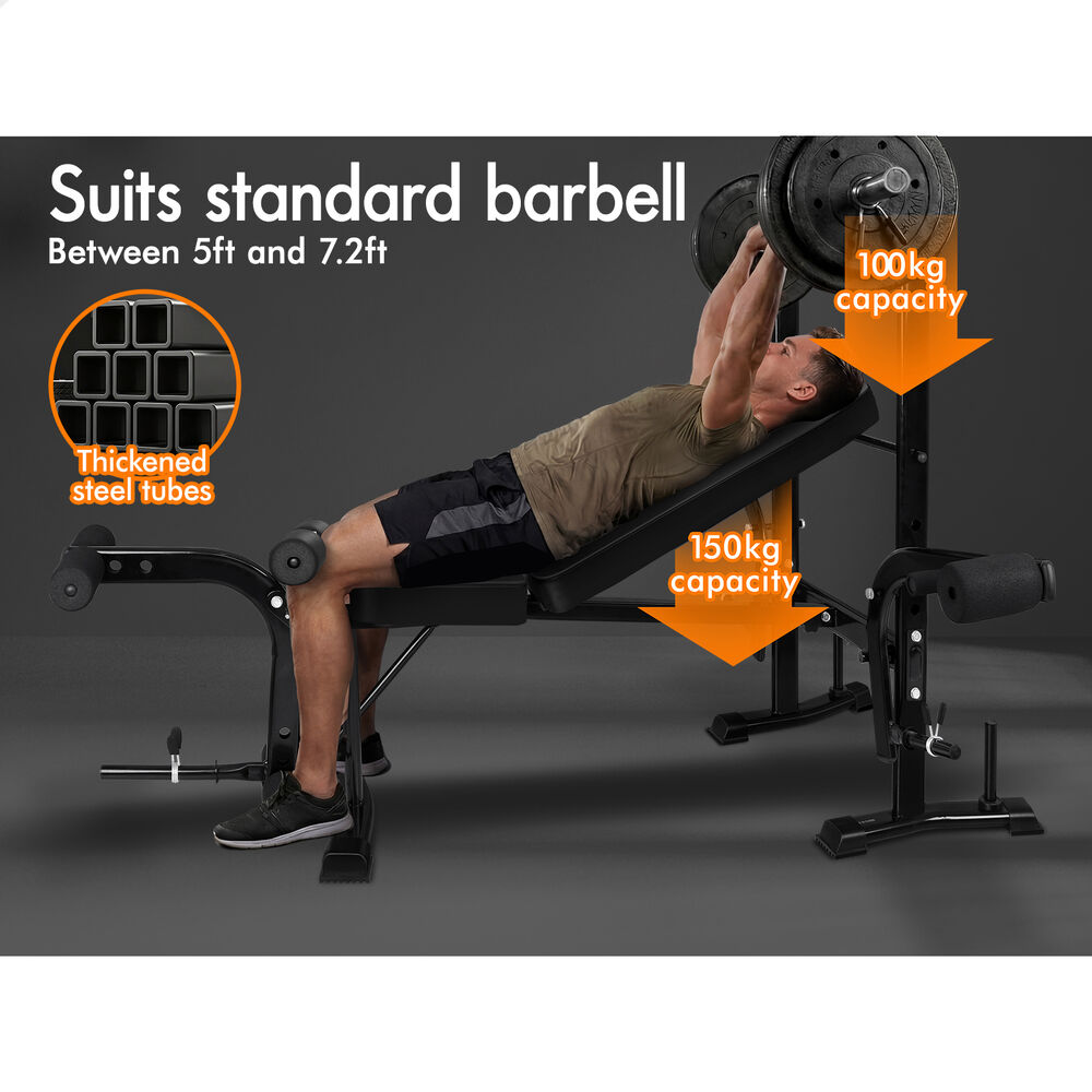 BLACK LORD Weight Bench 8in1 Multi-Station