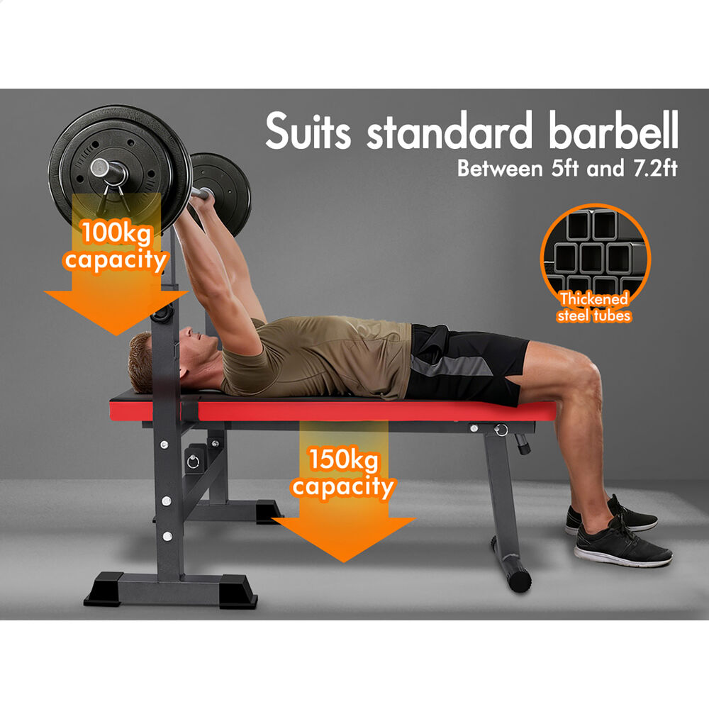 BLACK LORD Weight Bench Squat Rack Press