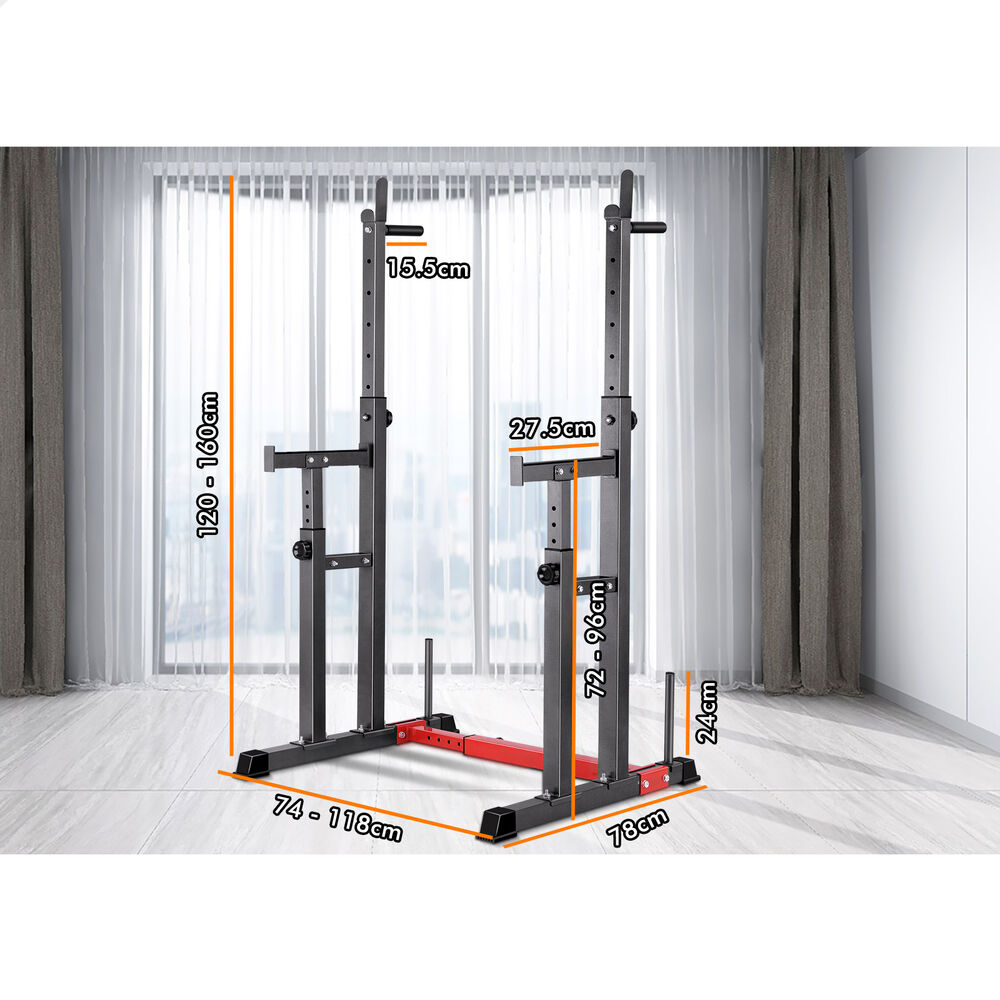 BLACK LORD Squat Rack Weight Bench Pro