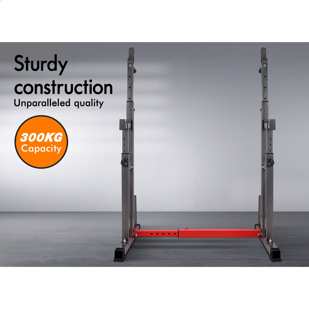 BLACK LORD Squat Rack Weight Bench Pro