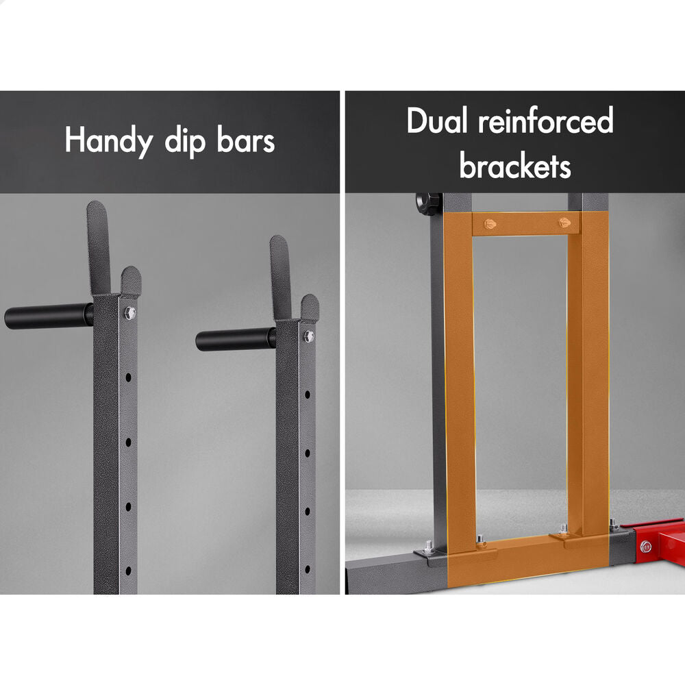 BLACK LORD Squat Rack Weight Bench Pro