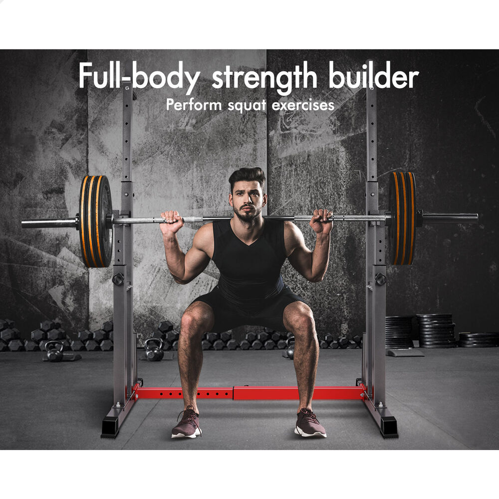 BLACK LORD Squat Rack Weight Bench Pro