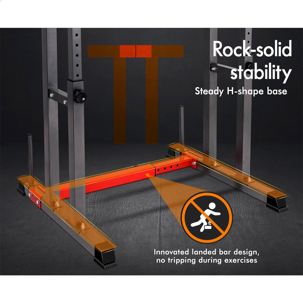 BLACK LORD Squat Rack Weight Bench Pro