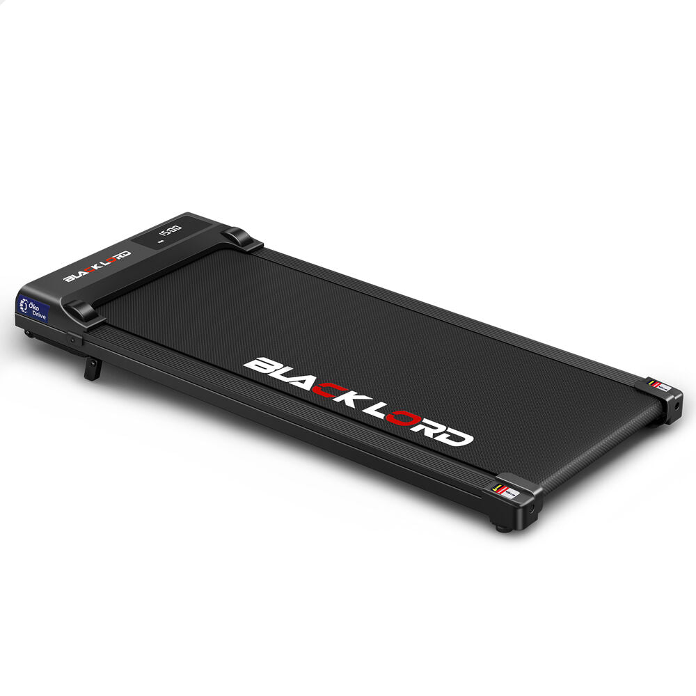 BLACK LORD Treadmill Electric Walking Pad Under Desk Home Gym Incline Black