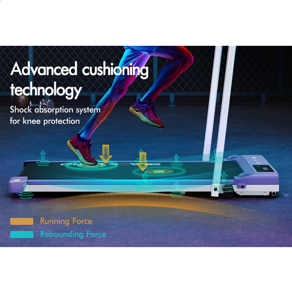 BLACK LORD Treadmill Electric Walking Pad Under Desk Home Gym Fitness Incline