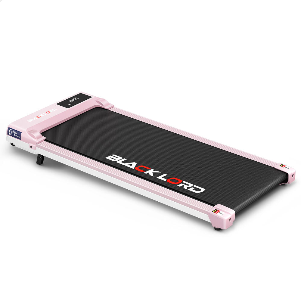 BLACK LORD Treadmill Electric Walking Pad Under Desk Home Gym Incline Pink