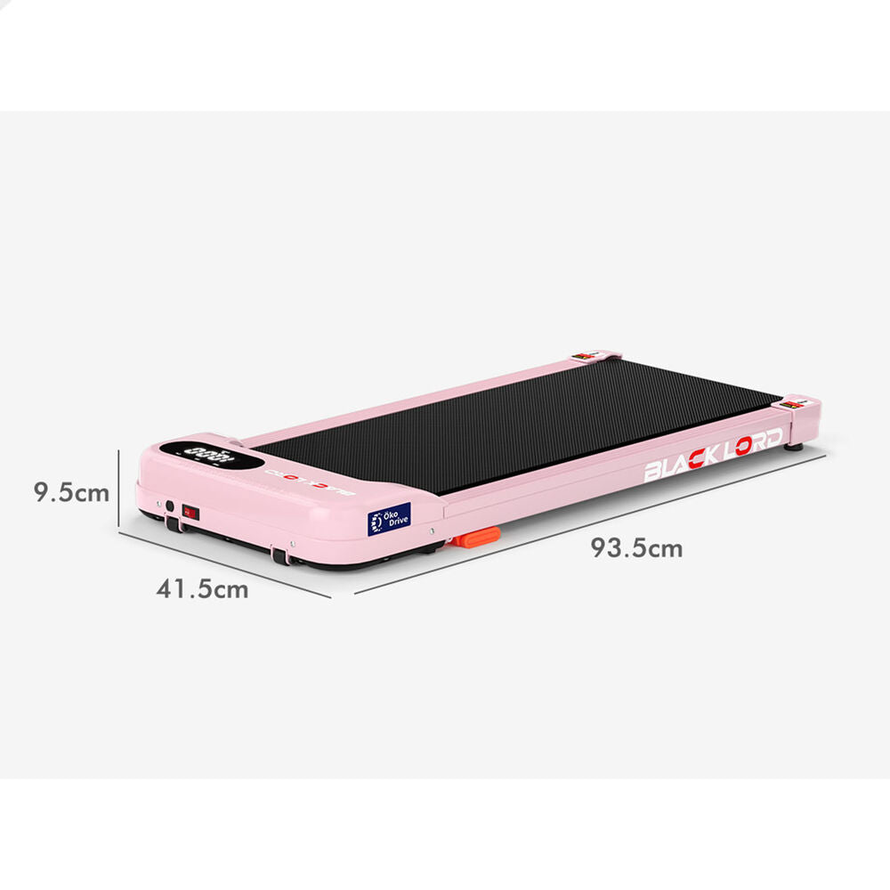 BLACK LORD Treadmill Electric Walking Pad Home Gym Incline Magnetic Remote Pink