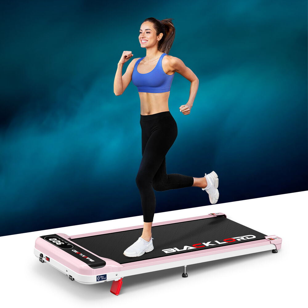 BLACK LORD Treadmill Electric Walking Pad Incline Home Gym Remote Control Pink