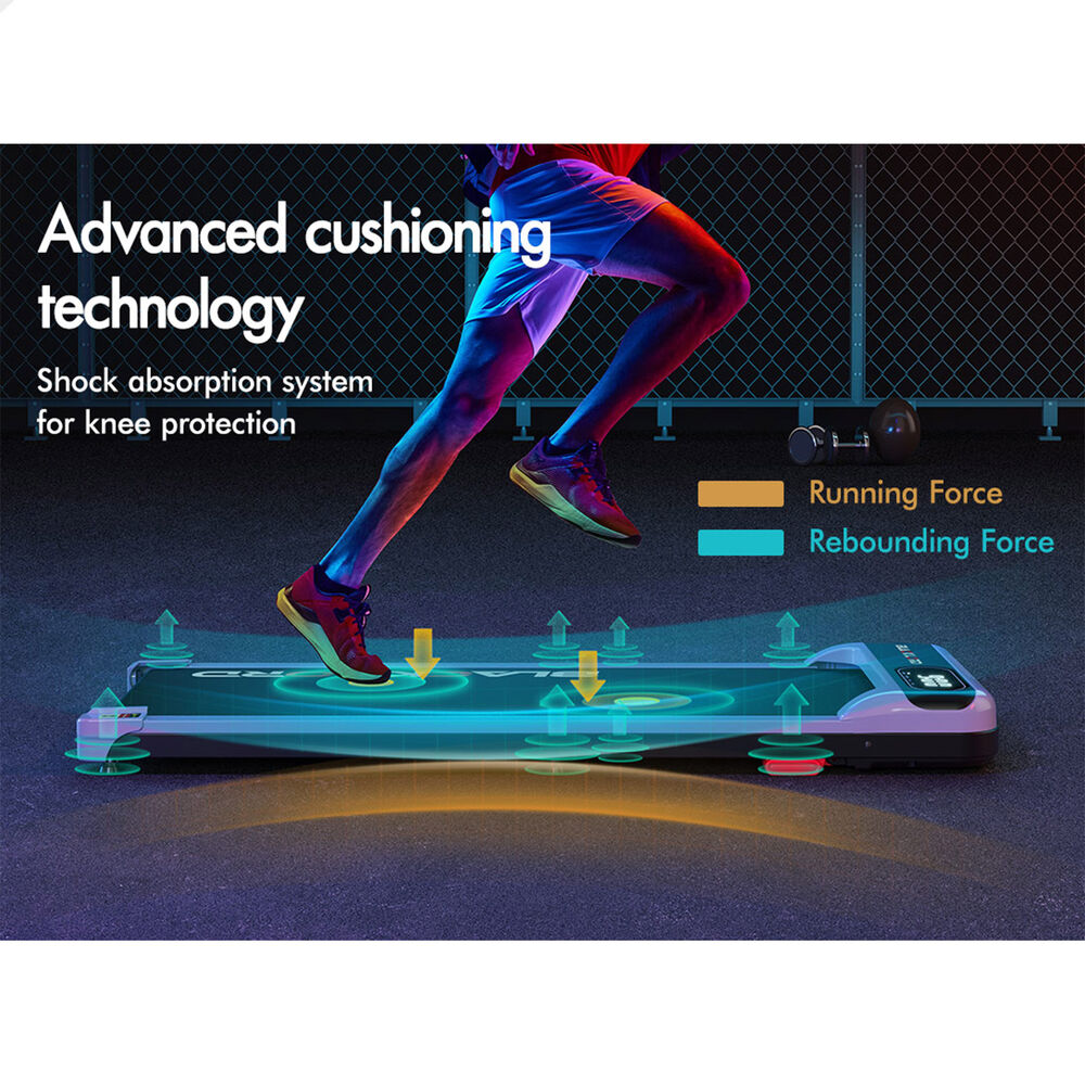 BLACK LORD Treadmill Electric Walking Pad Incline Home Gym Remote Control Purple