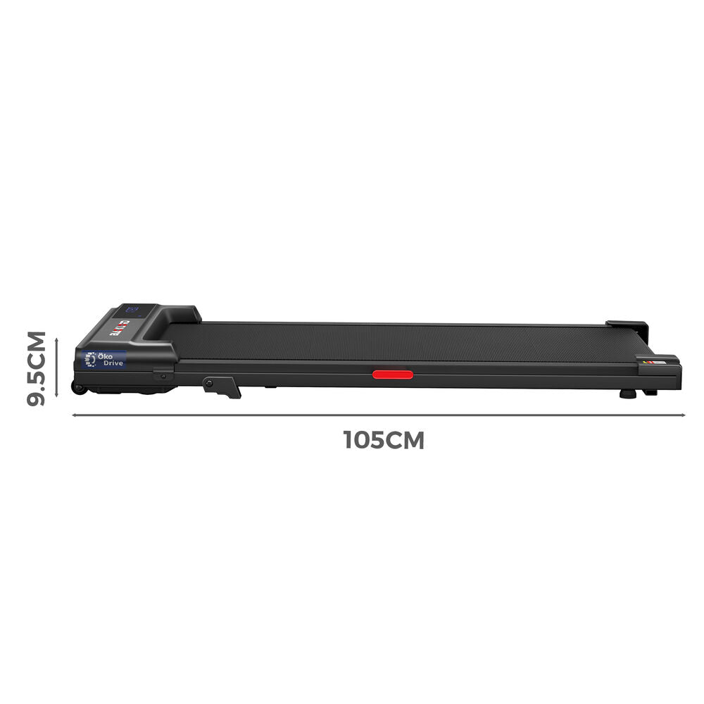 BLACK LORD Walking Pad Treadmill Electric Incline Under Desk Home Gym Black