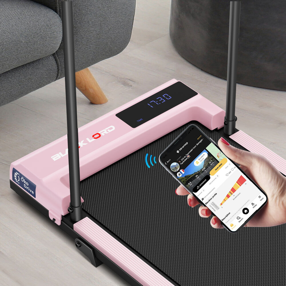 BLACK LORD Treadmill Walking Pad Electric Incline Home Gym Under Desk Pink