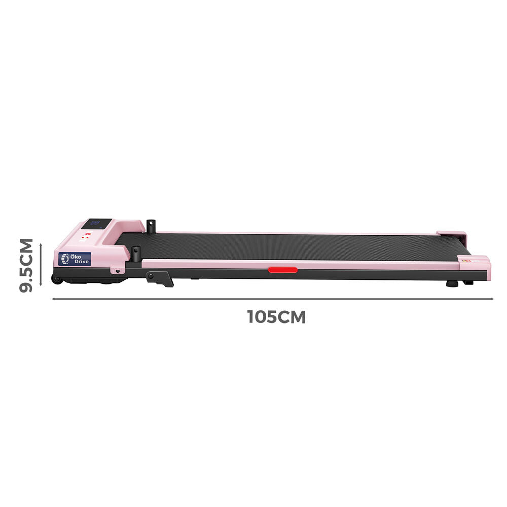 BLACK LORD Treadmill Walking Pad Electric Incline Home Gym Under Desk Pink