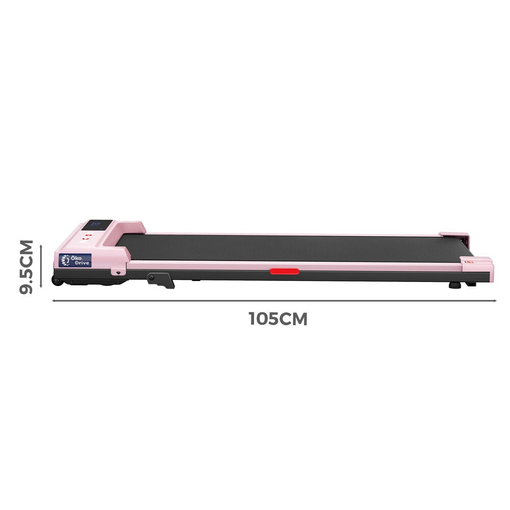 BLACK LORD Walking Pad Treadmill Electric Incline Under Desk Home Gym Pink