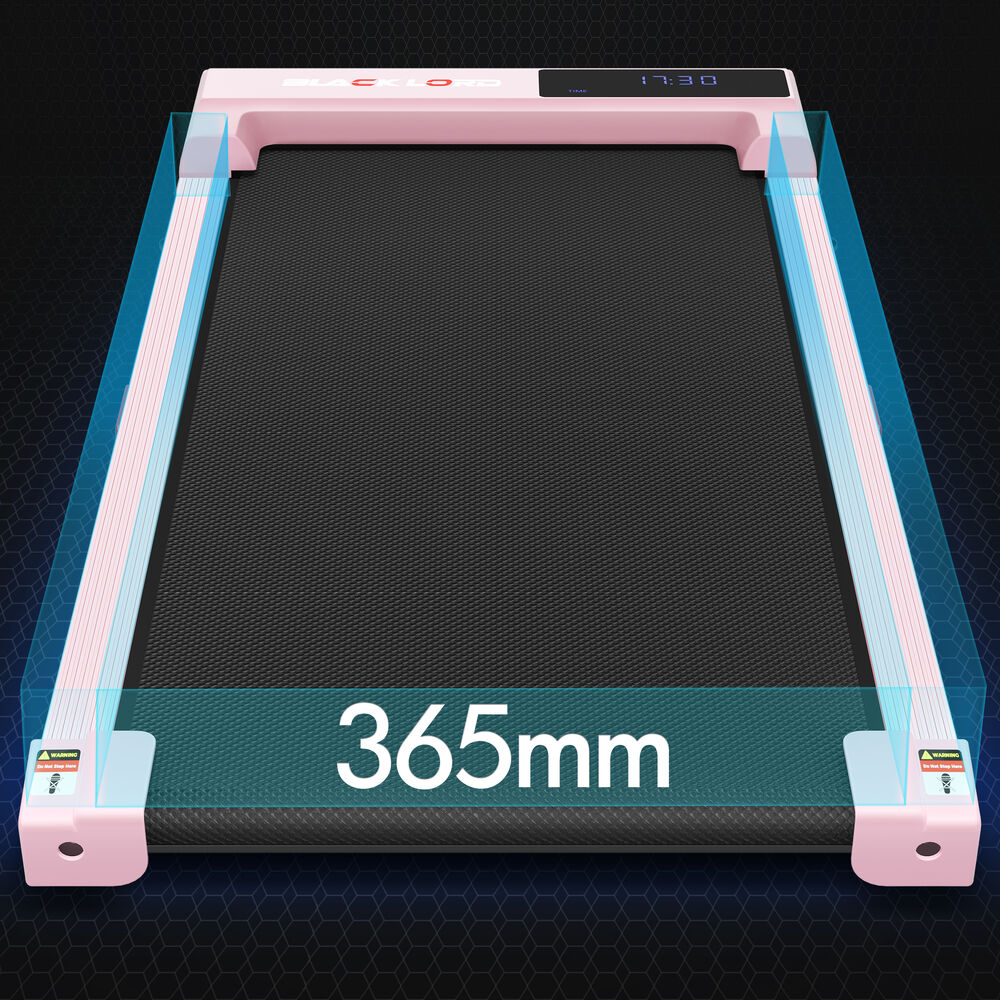 BLACK LORD Walking Pad Treadmill Electric Incline Under Desk Home Gym Pink