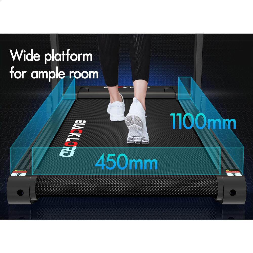 BLACK LORD Treadmill Electric Walking Pad Fully Foldable with Desktop 450mm Belt