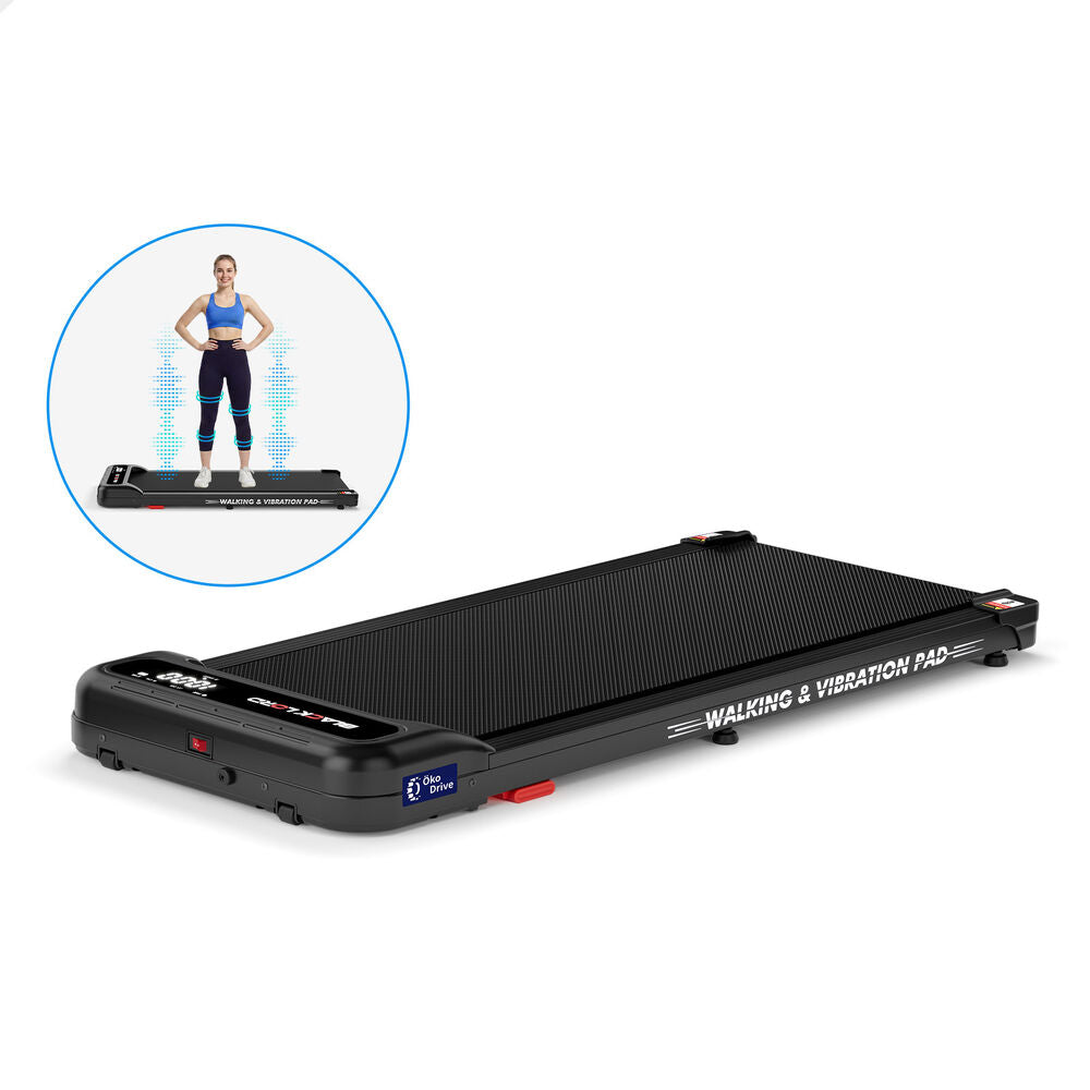 BLACK LORD Treadmill 4-in-1 Walking Vibration Pad Incline with Magnetic Remote
