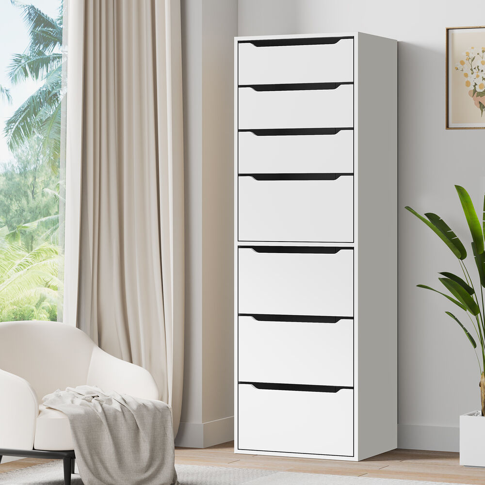 7 Drawers ALFORDSON Wardrobe Clothes Storage Cabinet White