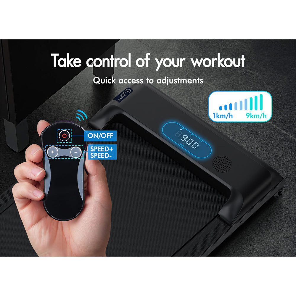 BLACK LORD Treadmill Electric Walking Pad Home Office Gym Fitness Remote Control