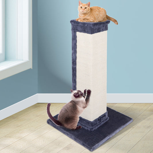 BEASTIE Cat Tree Scratching Post Scratcher Tower Condo House Furniture Wood 92cm