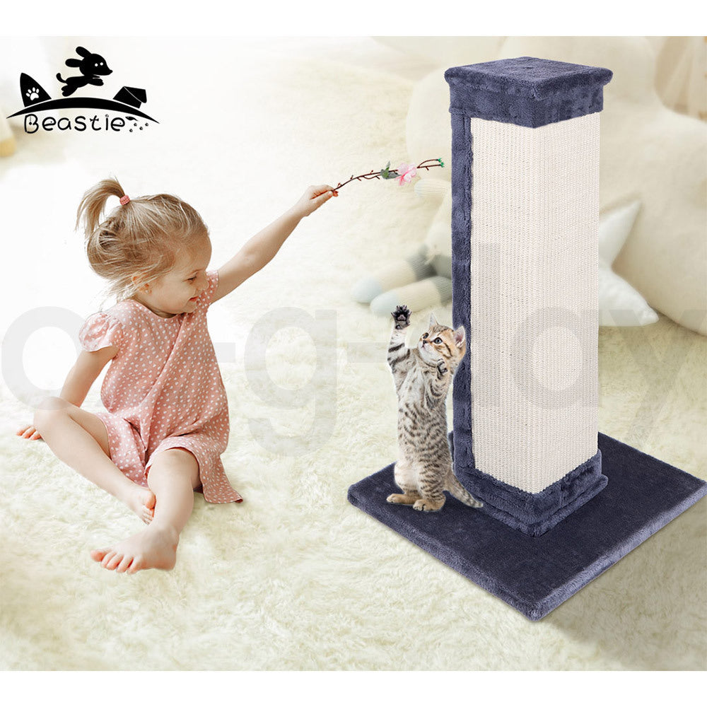 BEASTIE Cat Tree Scratching Post Scratcher Tower Condo House Furniture Wood 92cm