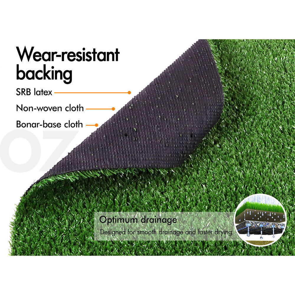 OTANIC Artificial Grass 17mm 1x10m Synthetic Turf 10 SQM Roll Fake Yarn Lawn