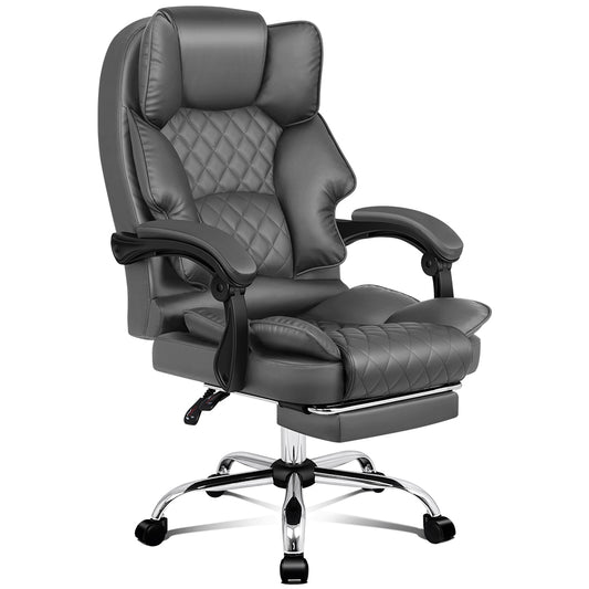 ALFORDSON Office Chair Gaming Executive Computer Racer PU Leather Seat Recliner