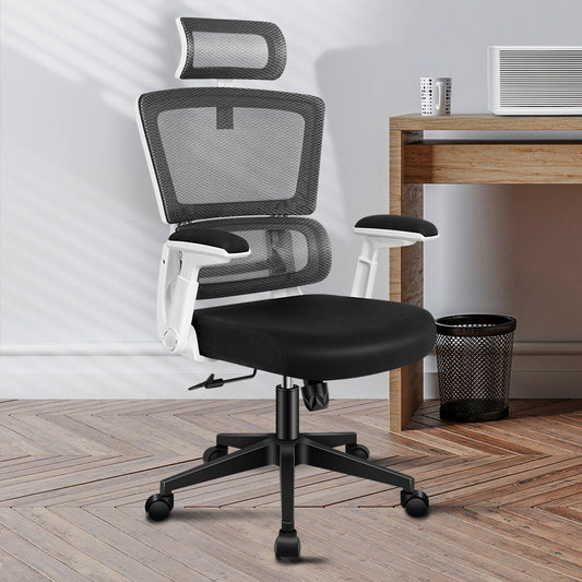 ALFORDSON Mesh Office Chair Executive Computer Chairs Study Work Gaming Seat White