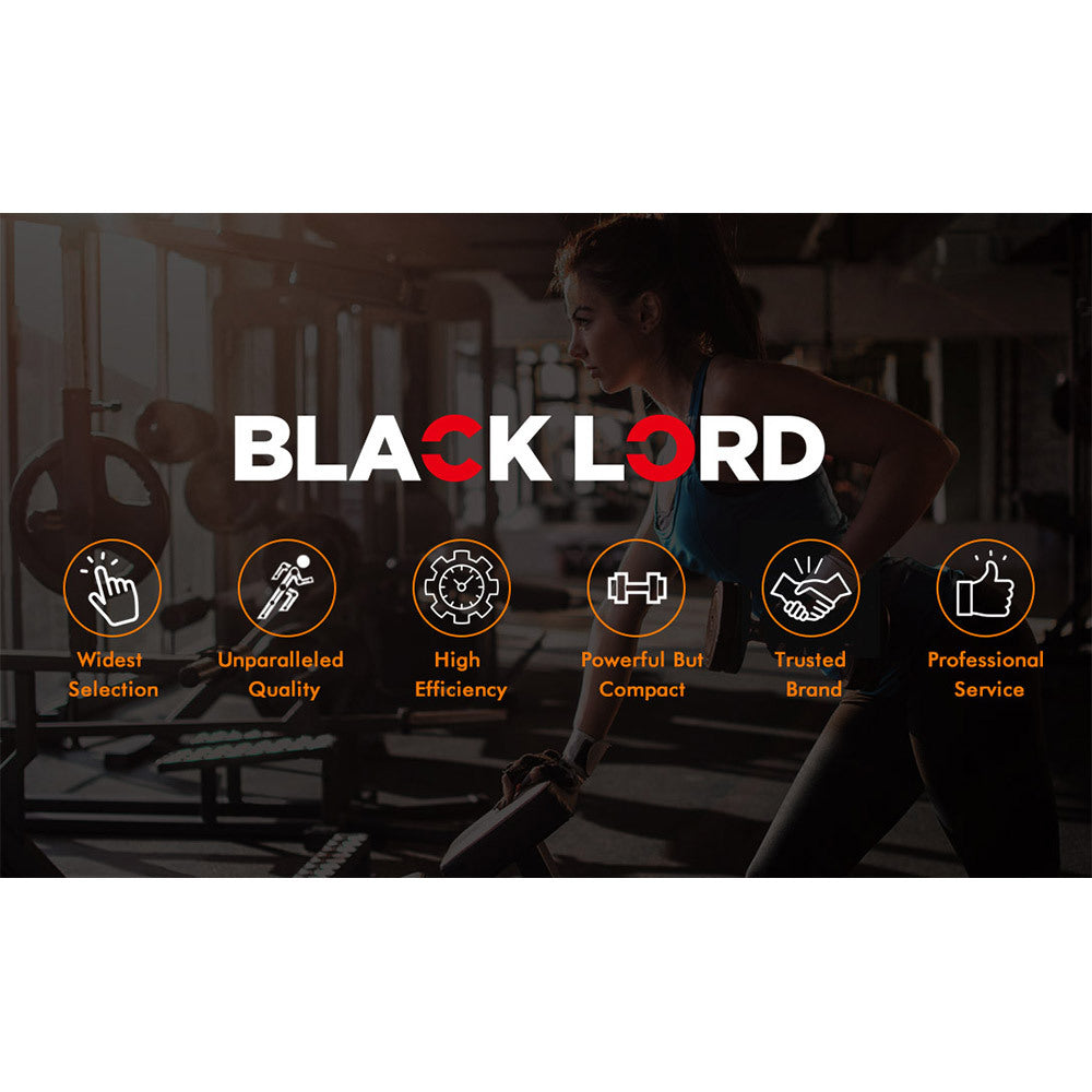 BLACK LORD Commercial Weight Bench FID Bench Flat Incline Decline Press Gym